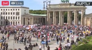 Demonstrace Berlín