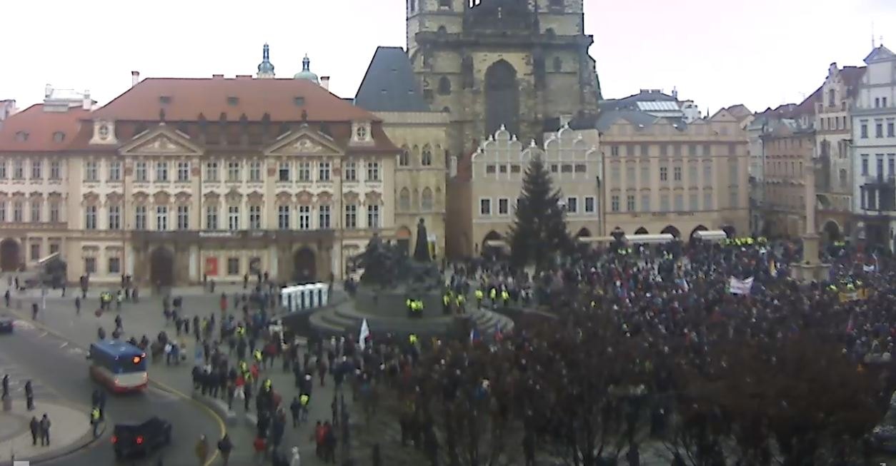Demonstrace Praha