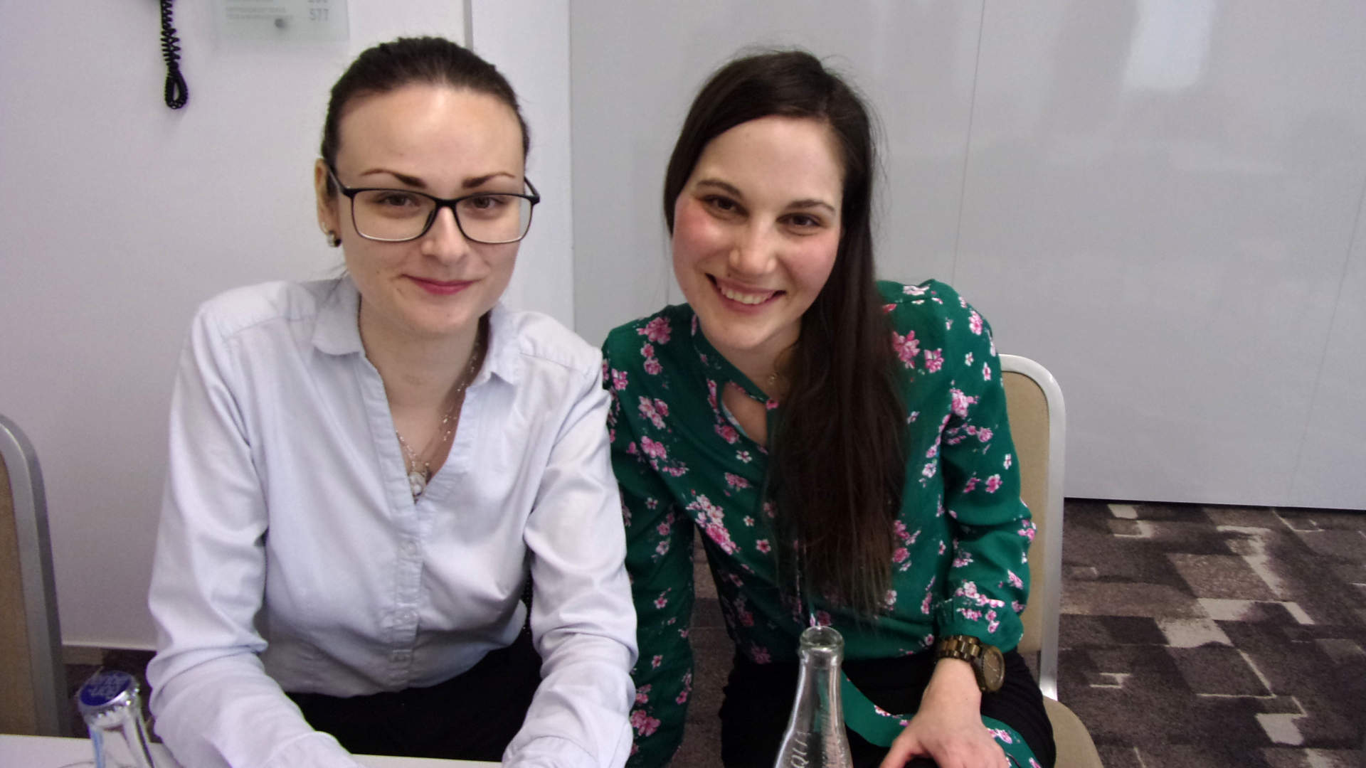 Pacientky s transplatovanými játry Kristýna Bravencová (vlevo) a Lucie Štrublová